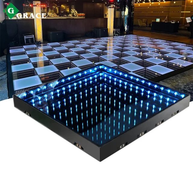 Grace Fast Setup DJ Light 2ft By 2ft Wireless 3D Mirror Magnet LED Dance Floor