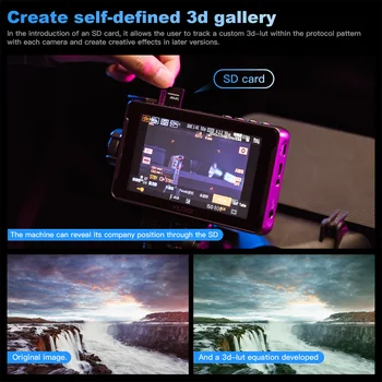 VILTROX DC-550 Pro 5.5 Inch 1200nits 4K 10bit Field Monitor Touchscreen 3D LUT Exposure Focus Assis VILTROX Camera Monitor detail image
