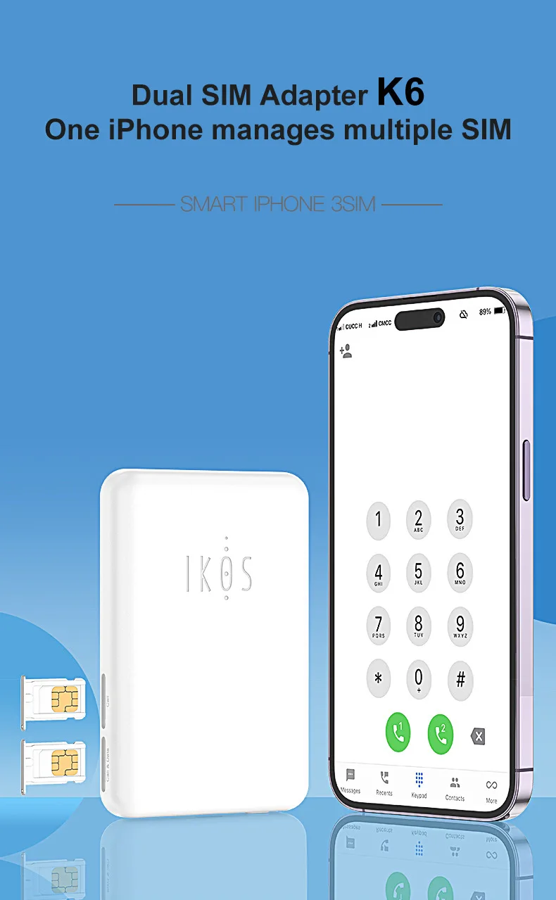 Factory Ikos K6 For Travel And Business Dual Multi Nano Sim Card ...