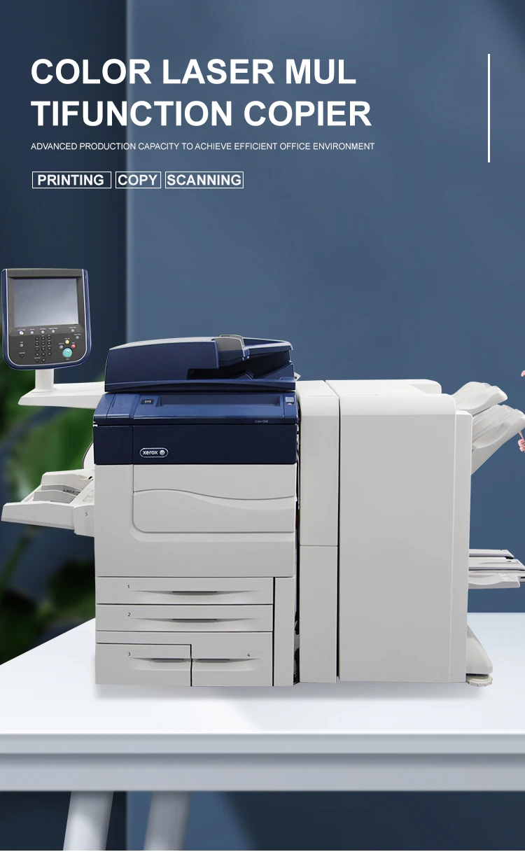 Refurbished A3 Printer Color Copier Machine For Xerox C60 C70 Used Copier and Printer Photocopier Machine