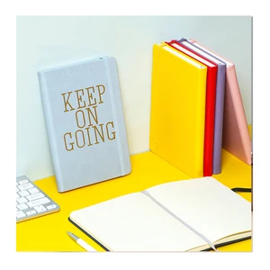 Handmade A5 Notebook Macarons Leather Journal School Customizable Hardcover Agenda Planner with Elastic Band Surevan RTS22