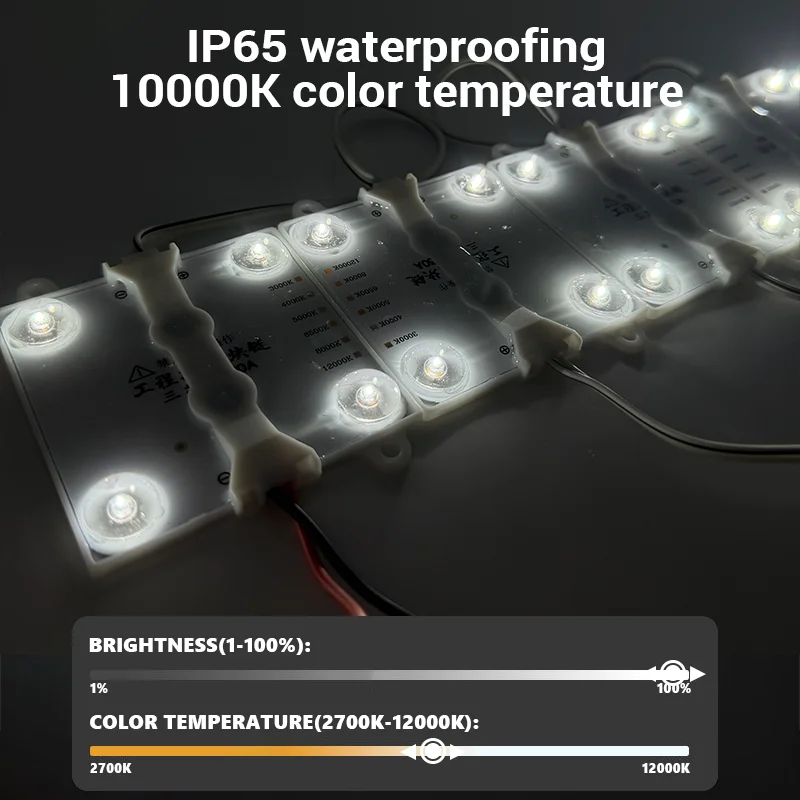 product high quality waterproof ip65 diffuse lens attribute module led blockchain for soft film ceiling advertising light box-5