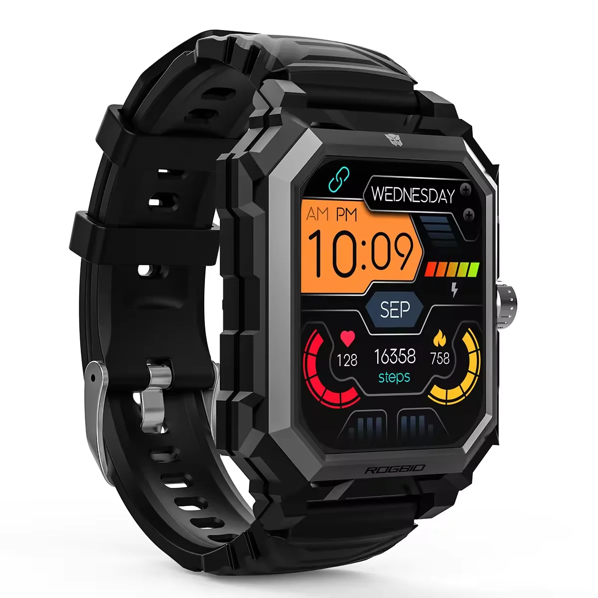 Rogbid Model X Smartwatch IP68 Waterproof GPS Navigation