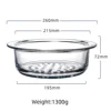 05-763816A Vaporiera Trasparente D:21,5 cm
