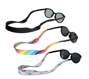 Custom Logo Print Service Wholesale Promotion Floating Sunglasses Strap Neoprene Sport Eyewear Retainers Lanyard for Glasses
