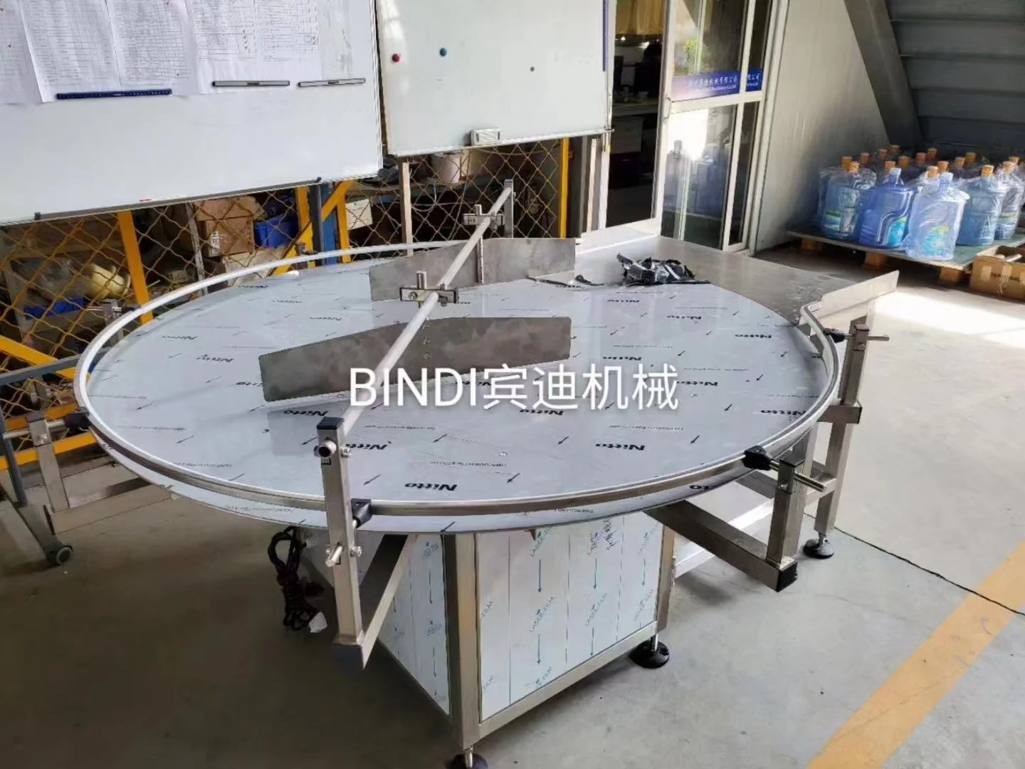 Transfer Conveyor Auto Rotating Collection Table for Sale
