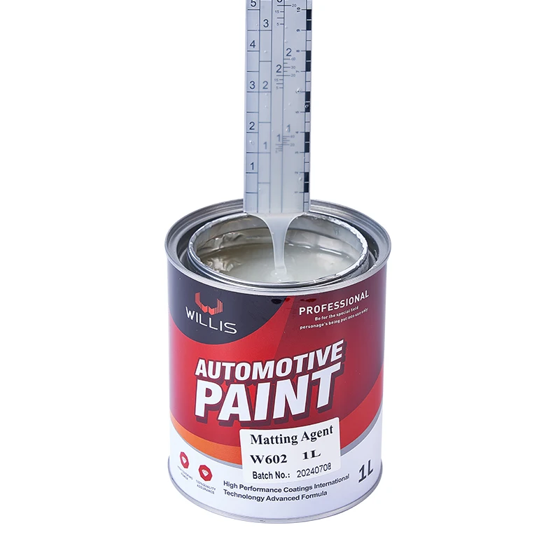 1K Matte Auto Paint Matting Agent for Car Body Repair Nitrocellulose Resin Liquid Coating Spray Application Automotive Refinish