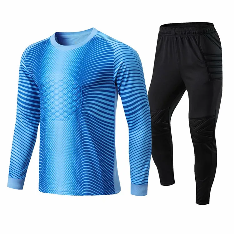 Goal Keeper Jersey | Antica Goalie Shirt | Total Soccer Factory ym (Chest 30-32) / Light Blue