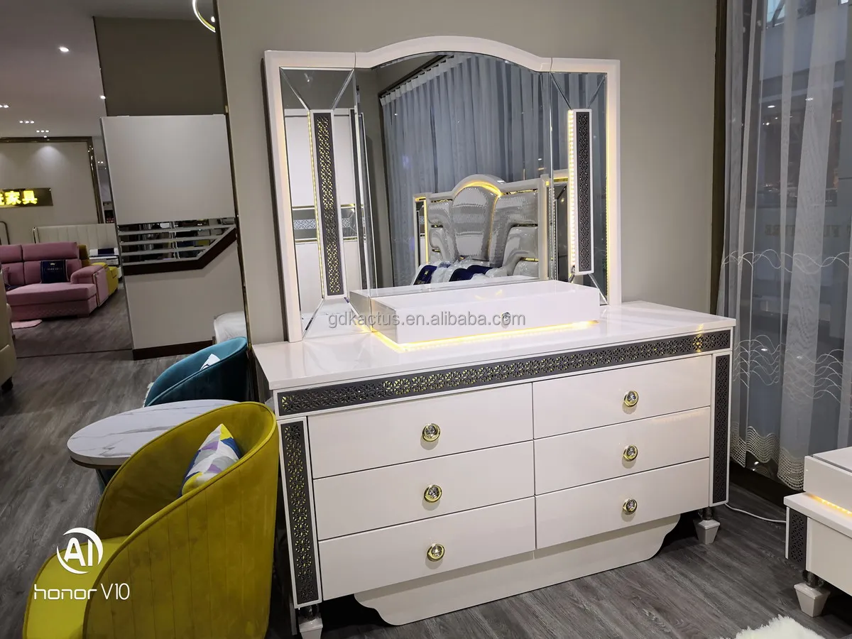 Modern White Lacquer Bedroom Furniture Set Luxury Modern Bedroom Set