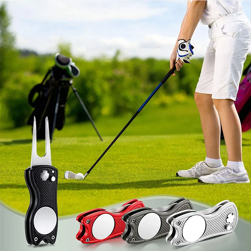 Hot Selling Metal Retractable Switch Blade Stainless Steel Golf Divot ...