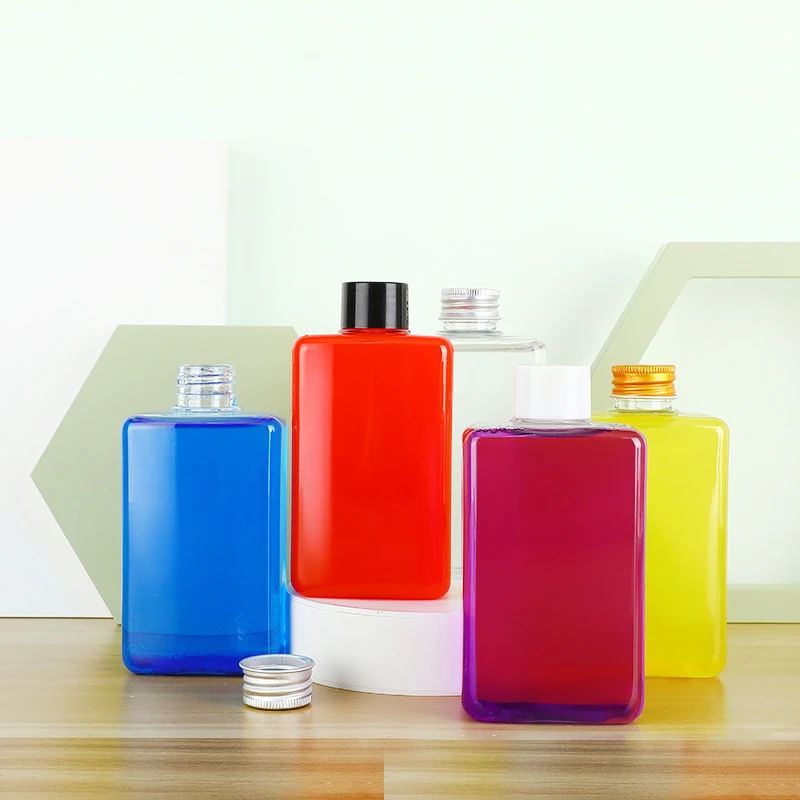 New Design 250ML 350ML 500ML Plastic Hip Flask Bottle. 8oz 12oz 16oz Liquor Whiskey Alcohol Flask