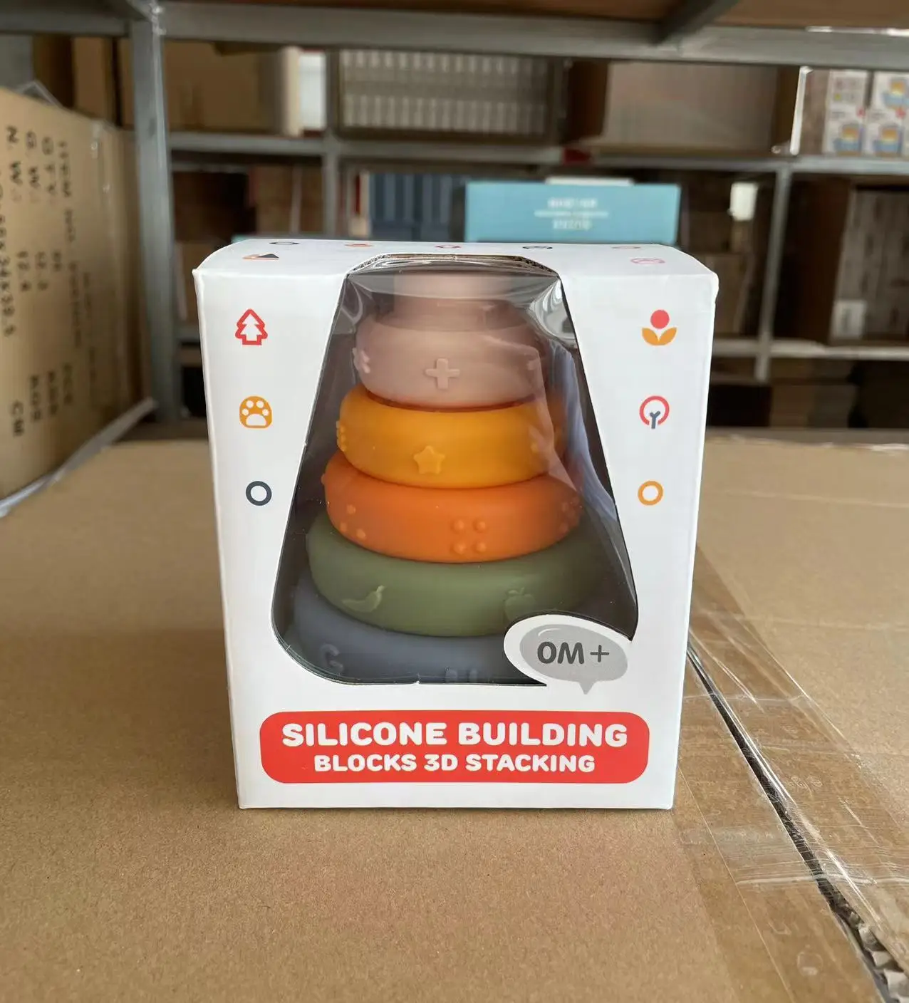 Wholesale Soft Baby Teething Toys Stacking Building Blocks for Infants Sensory Developmental Education Toys