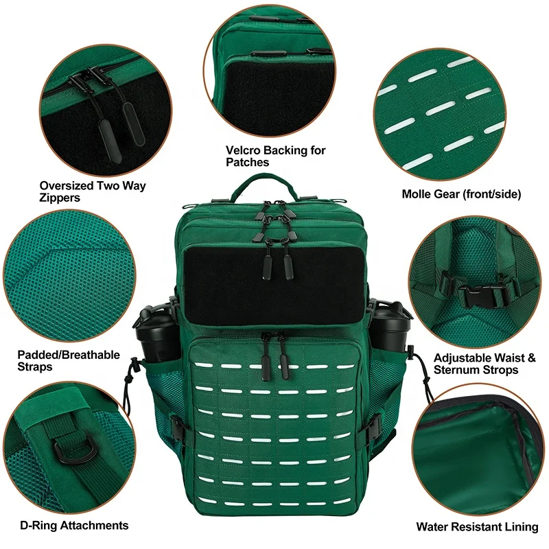 Custom Logo Waterproof Crossfit Rucksack 45L Capacity