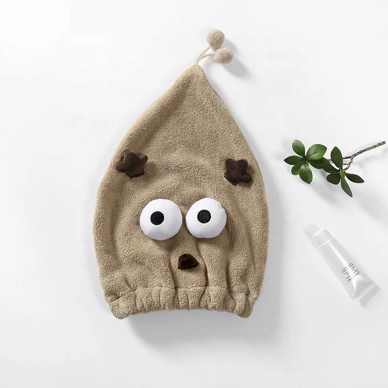 Оптовая продажа супервпитывающее быстросохнущее полотенце-тюрбан из микрофибры для сушки