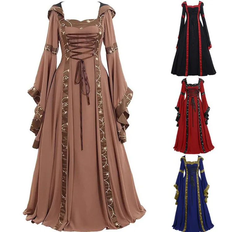 vintage hooded dress