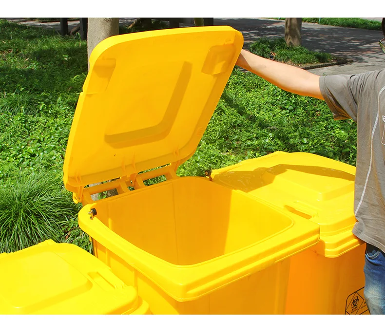 Strobigo Large Bio Medical Waste Pedal Bins Yellow,Garbage Can,30l 660l