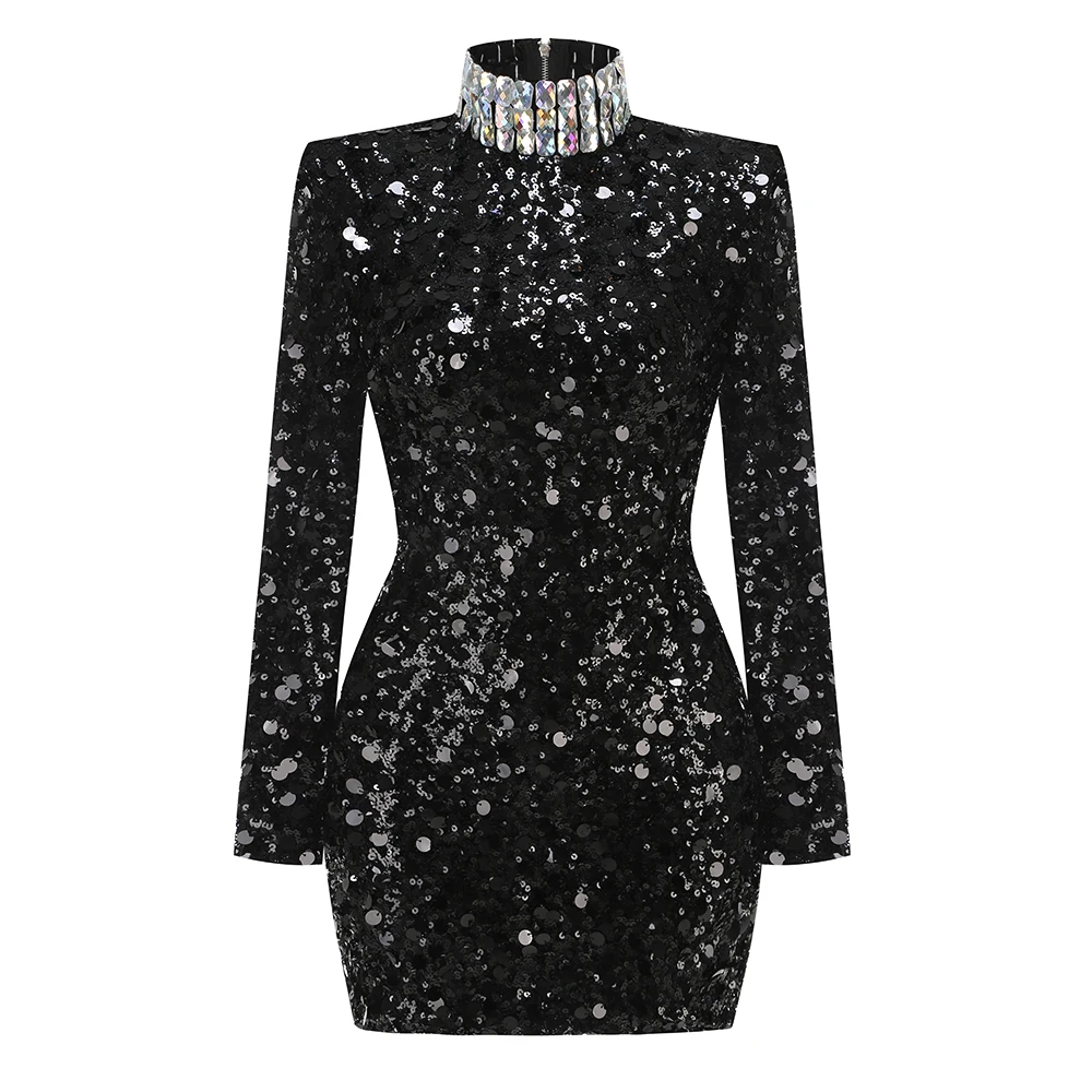 Ls2515 Kimshein Trendy Womens Clothes - Sequin Evening Dress Ls2515 Kimshein Trendy Womens Clothes - Sequin Evening Dress