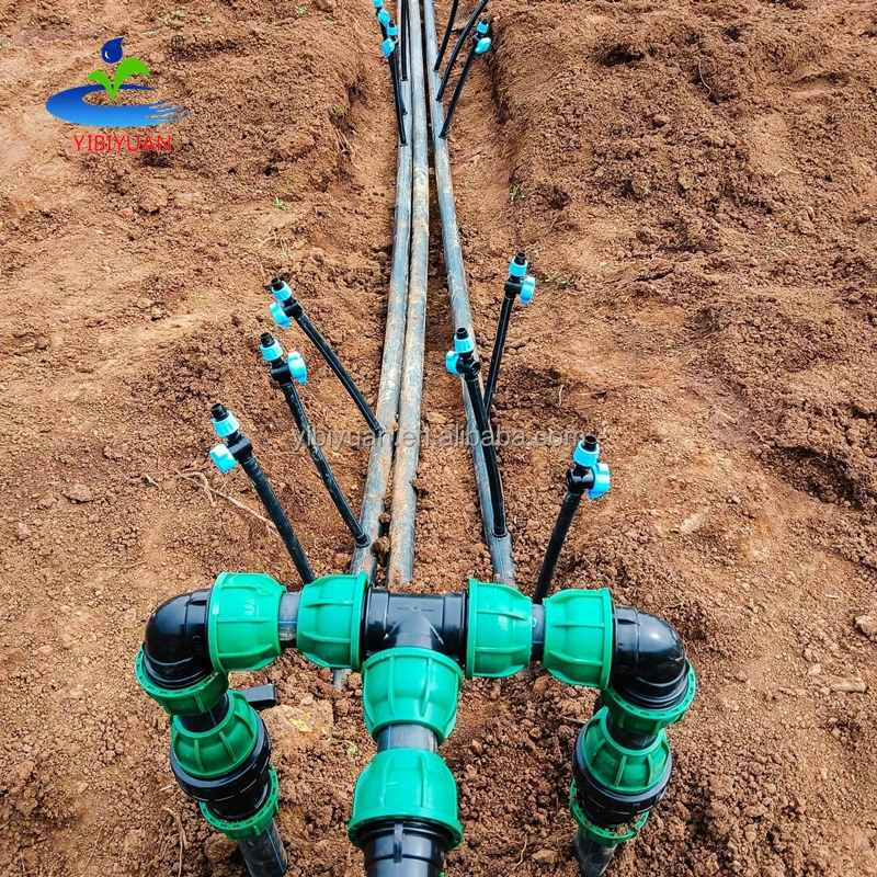 Agriculture Water Hdpe Pipe Quick Connect pp Compression Fitting Drip Irrigation Fittings