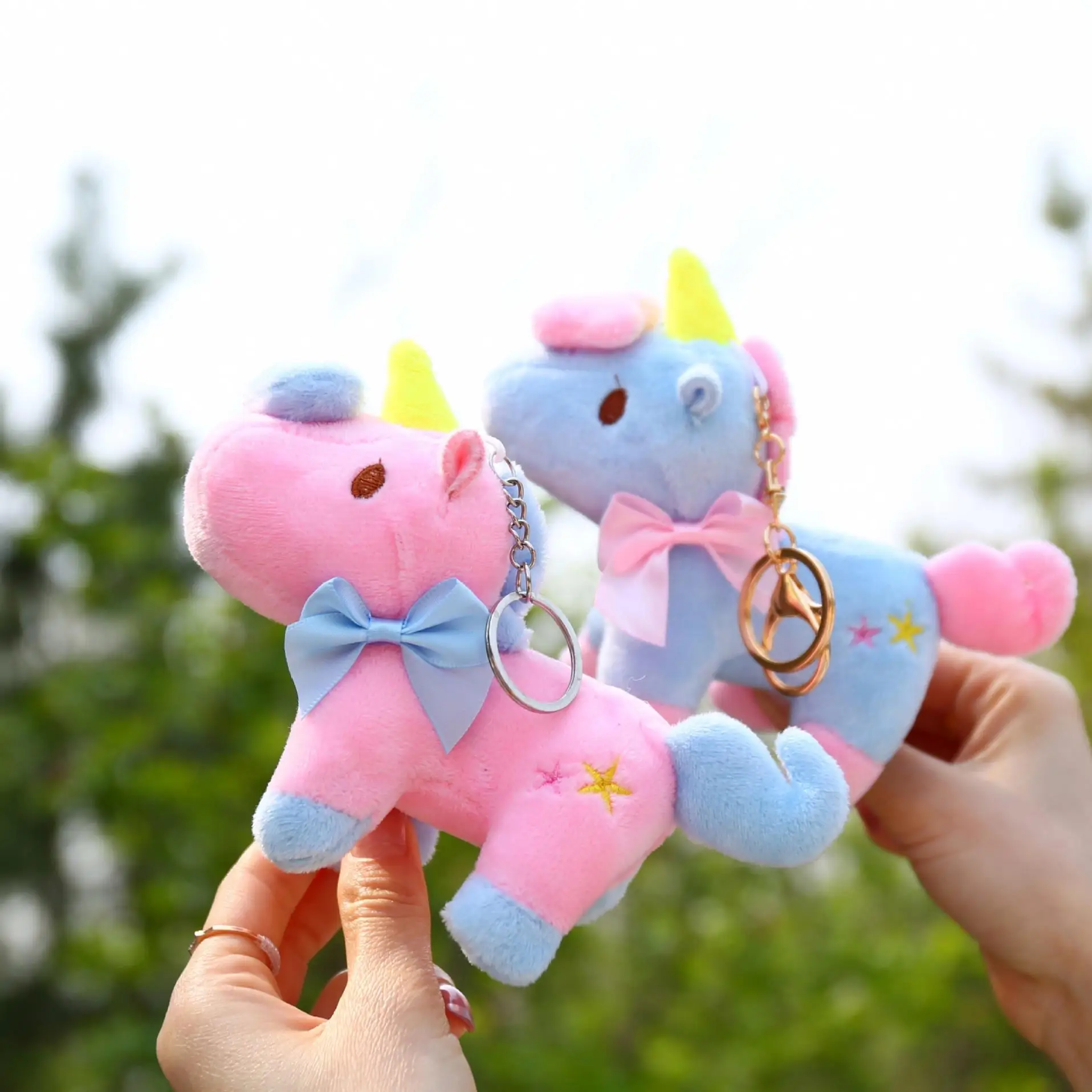 Plush Keychain Unicorn Keychain With Light 16cm Soft Unicorn Plush