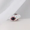Blanco con cristal negro (Precio por 1 pieza)