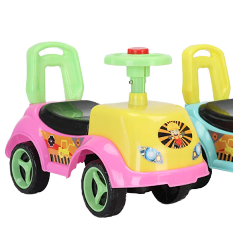 Kids Push Car Plastic Ride on Baby Toy Car with Light and Music/Baby Swing  Car Wheel Bike for Baby