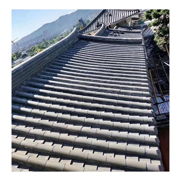 Traditional Gazebo Ridge Caps Clay Tile Price Chinese Style Roof Tiles