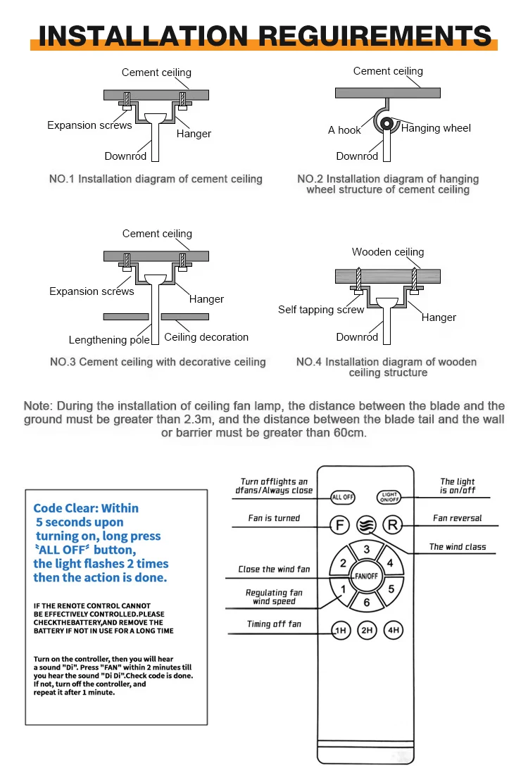 Ceiling Fan, LED, 6-Speed - detail 18