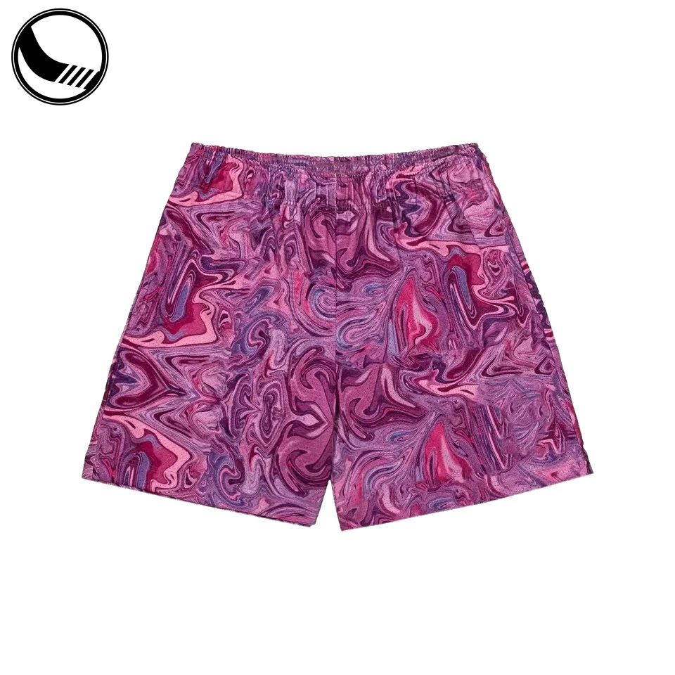 BETHERIVAL High Quality 100% Polyester Graphic Heat Sublimation Printing Homme Custom Logo Mens Casual Hip Hop Streetwear Shorts factory