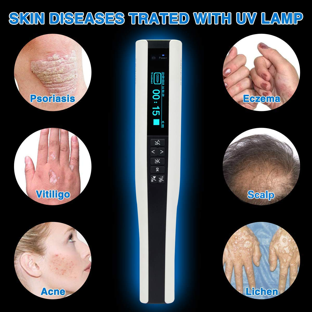 Kernel Kn 4003bl2 Skin Vitiligo Treatment Machine Uvb Phototherapy