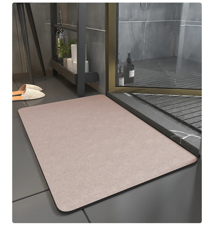 Quick Dry Bathmat Anti Slip Diatomite Diatom Mud Absorbent Floor Mats