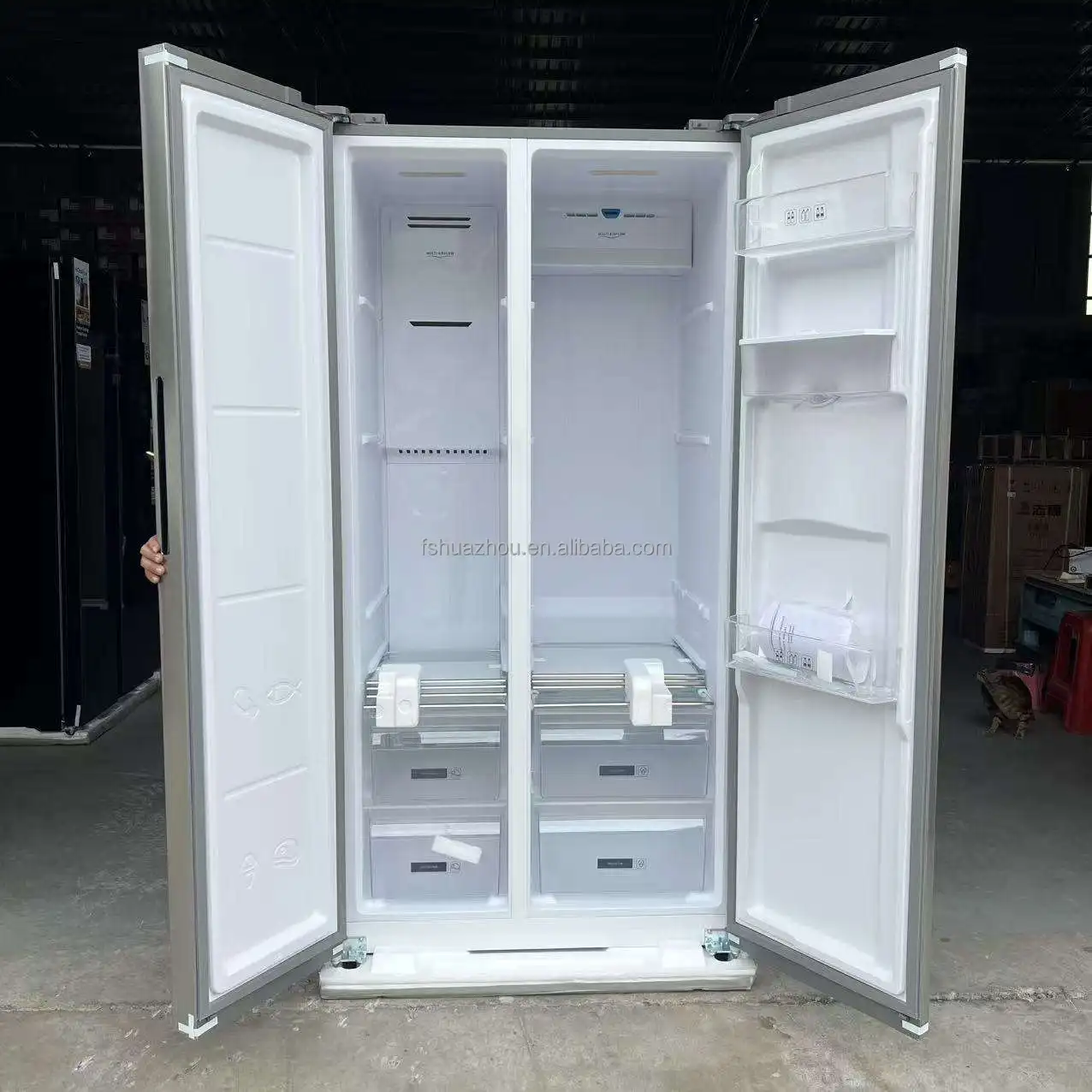 Hisense２ドア Hisense OEM HUAZOS Side by Side Double Door Fridge Big Capacity