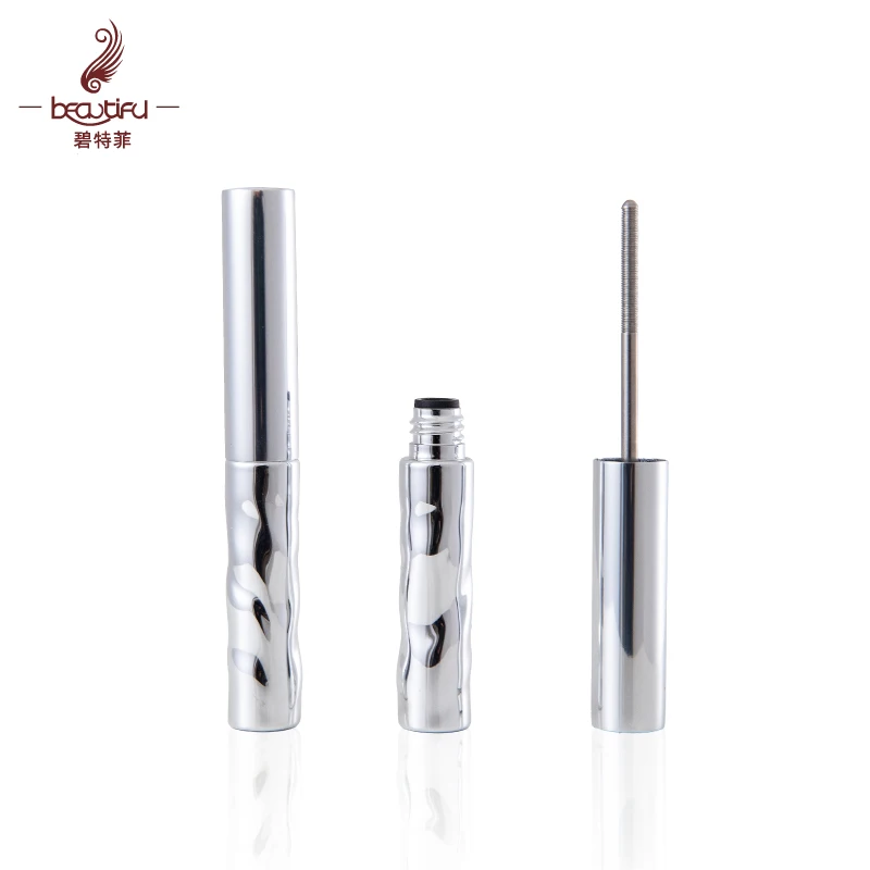 5ml Popular Water Ripple Style Empty Plastic & Aluminum Mascara Tube with Metal Brush