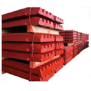 High Manganese Steel Jaw Crusher Spare Parts Jaw Plate for Crushing Rock