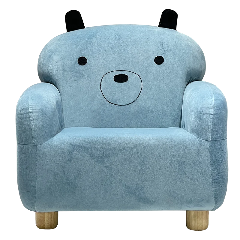 High Quality Children’s Furniture Sofa Shape Storage Stool for Kids Bedroom Room