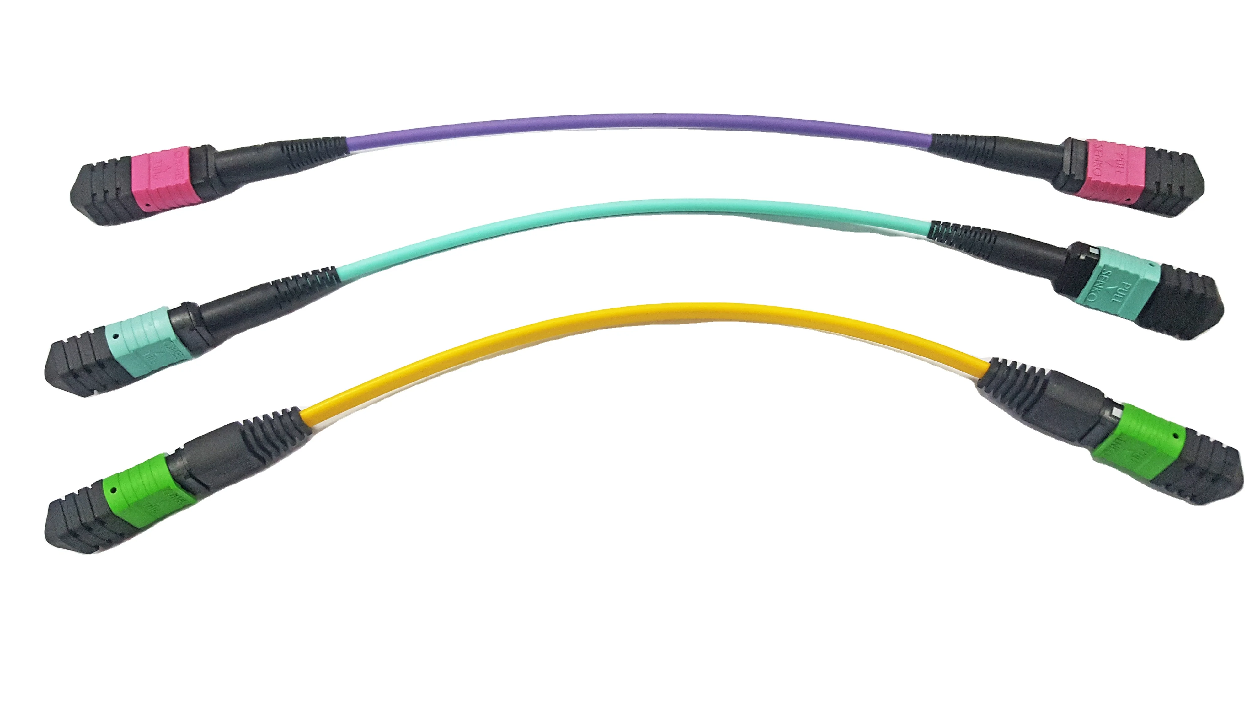 Om3 12 Core Mpo/mtp-lc Fiber Optic 0.9mm Harness Trunk Patch Cord ...