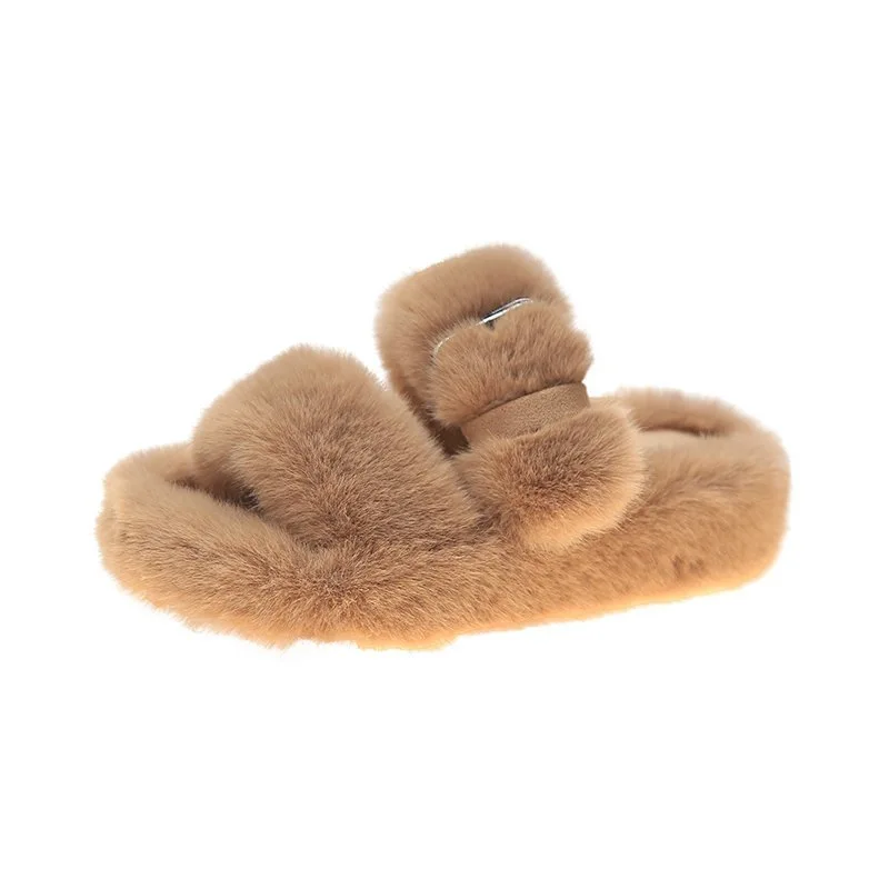 mink house slippers