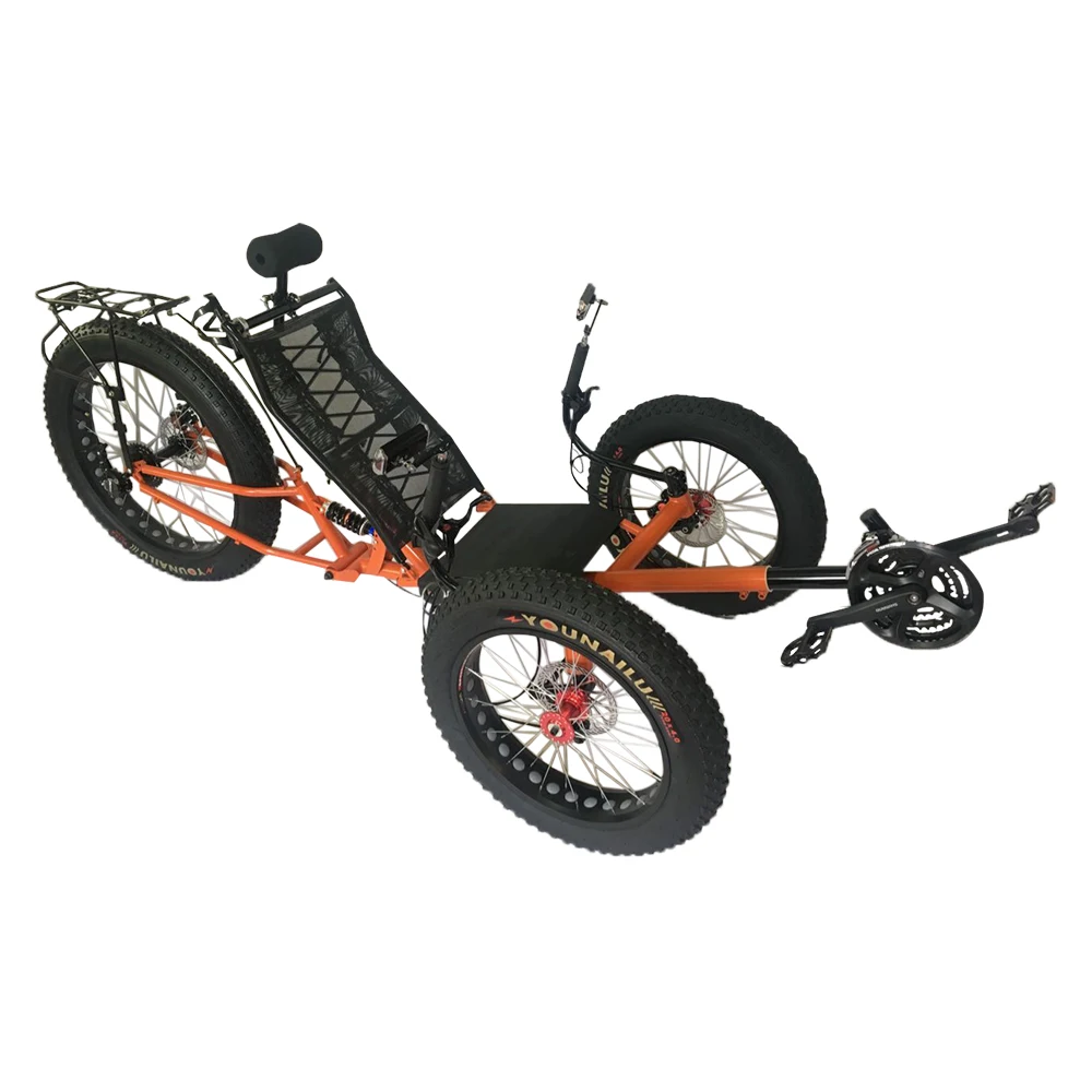 Rear Suspension Wheel Sports Foldable Cool Fat Tyre Recumbent