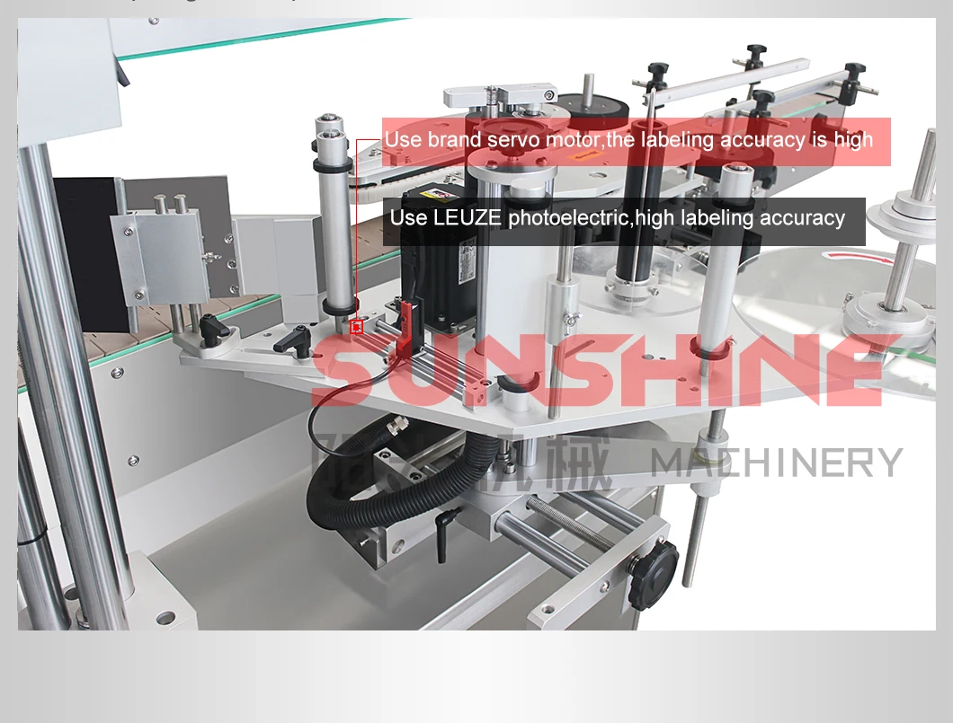 Automatic Adhesive Round Bottle Label Sticker Labeling Machine for ...