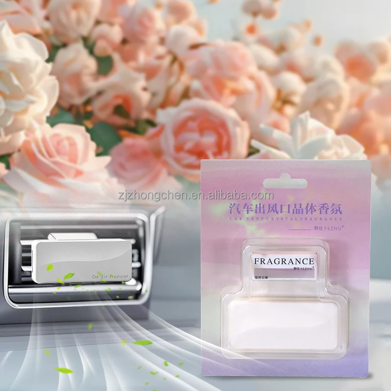 product hot selling new product customized fragrance gel solid perfume vent clip diffuser durable plastic car air freshener351-2