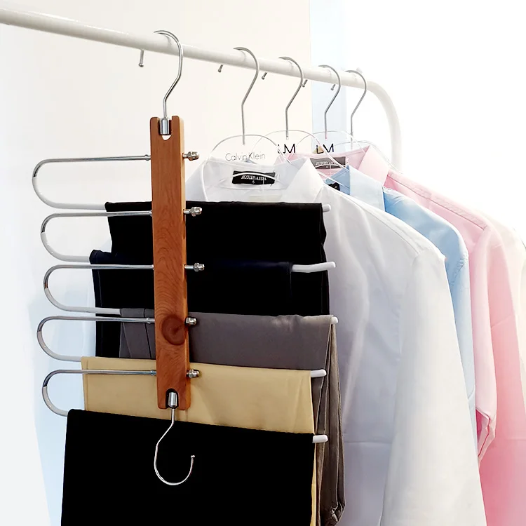 Space-saving Folding Hanger Multifunctional Pant Hanger