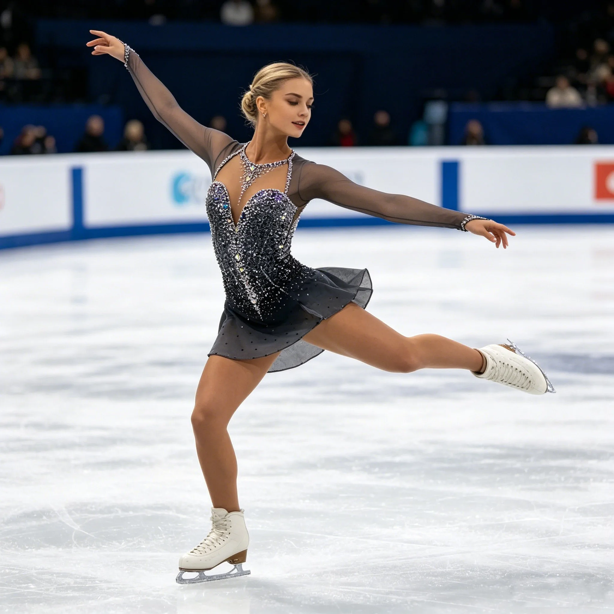 ladies figure skating dress Liuhuo Beautiful Girl Figure Skating Costumes Skating Grading Competition Costumes Ice Skating Dress may-preview-collection