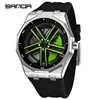 Black Silver Green