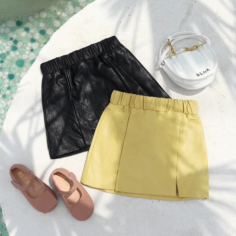 New Arrival Fashion Autumn Winter Solid Color Pu Leather Cotton