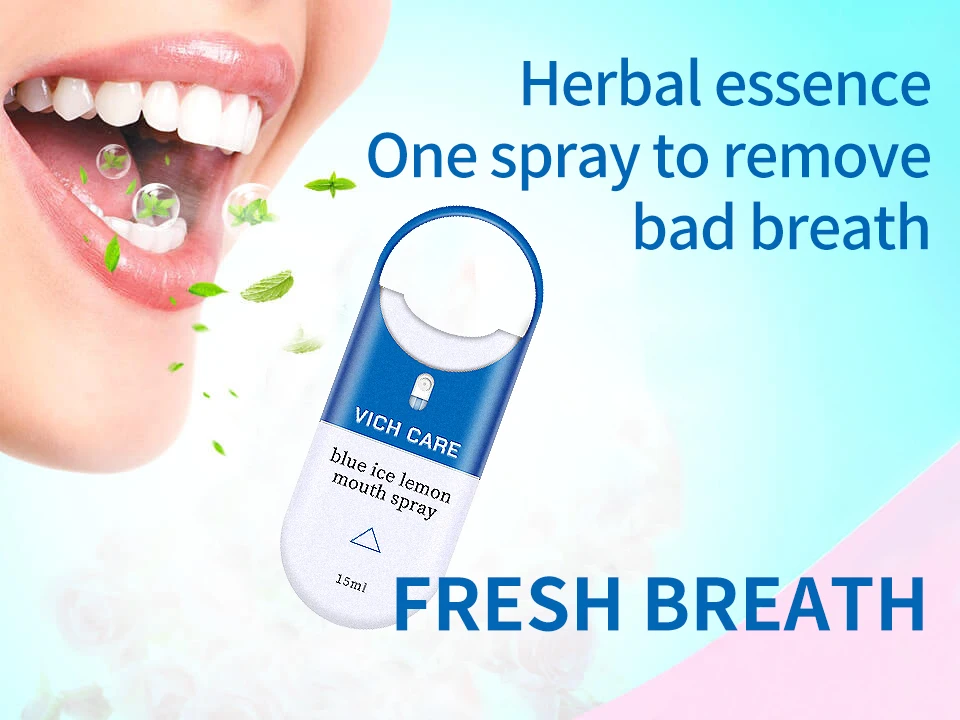OEM/ODM Dry Mouth Relief Breath Freshening 2ml Natural Breath Herbal Organic Mouth Spray