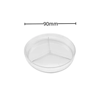 Luxuriant Design Lab Disposable Bacteria Tissue Culture Plate Plastic Petri Dish With Lid