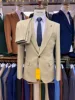 Caqui-3 piezas/juego: chaqueta + chaleco + pantalones