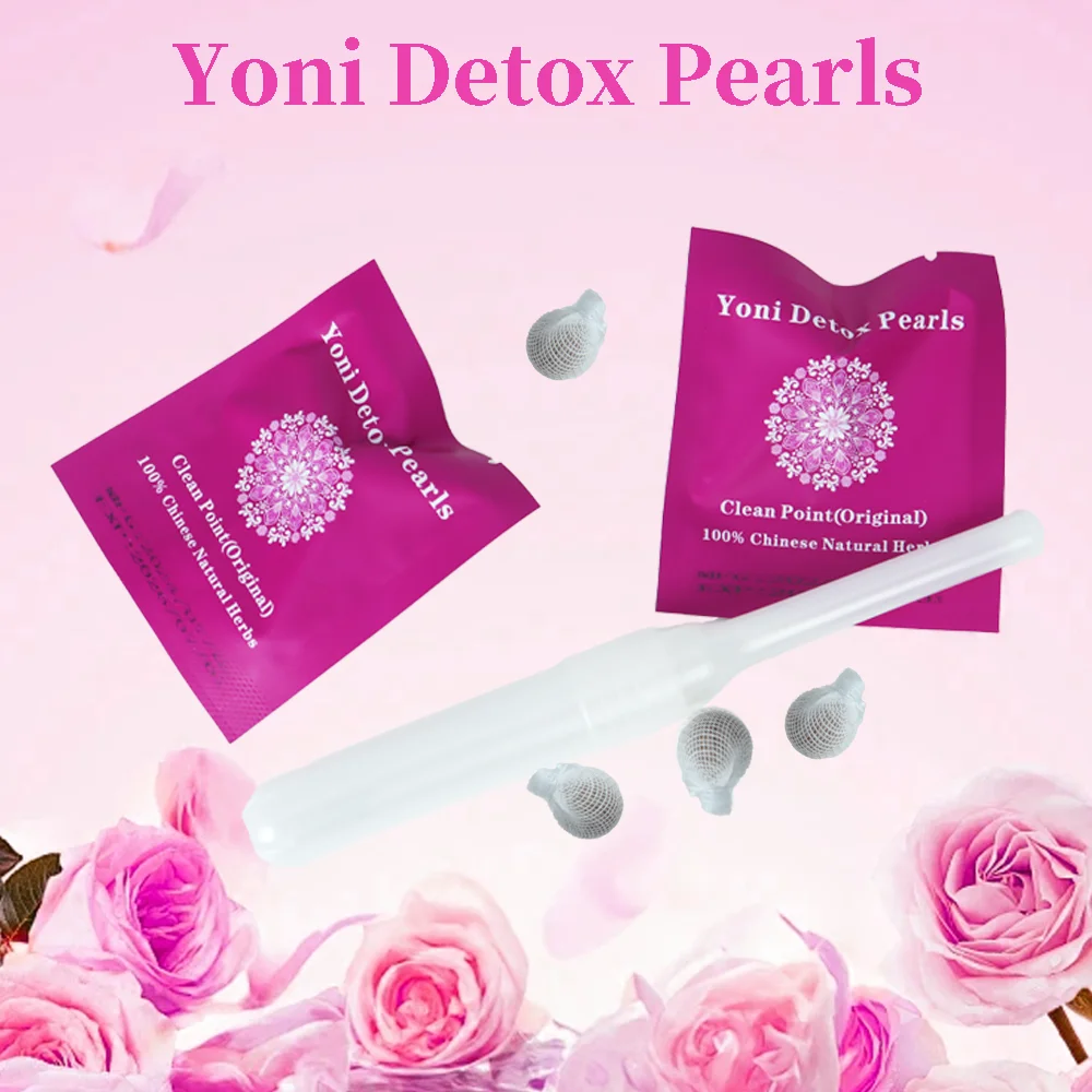 Original Yoni Detox Pearls 100% Natural Vaginal Cleansing Tampons with ...