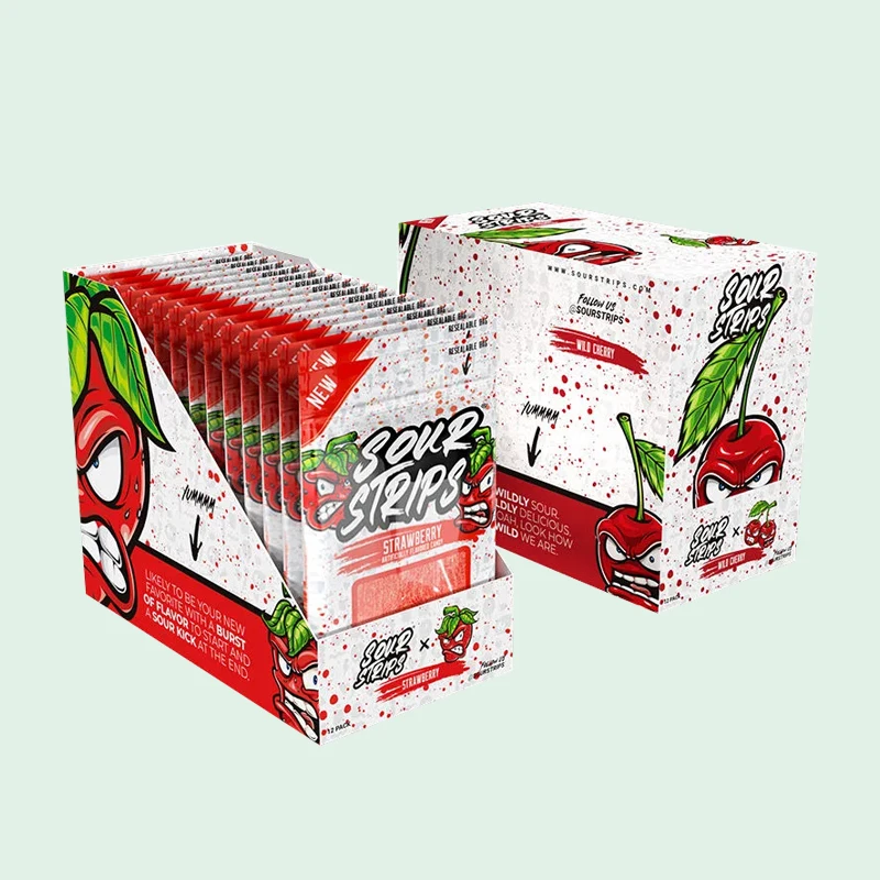 Holidaypac Custom Supermarket  Retail Display Packaging Cardboard Pdq Display Box Biscuits Display Shelf Ready Tray