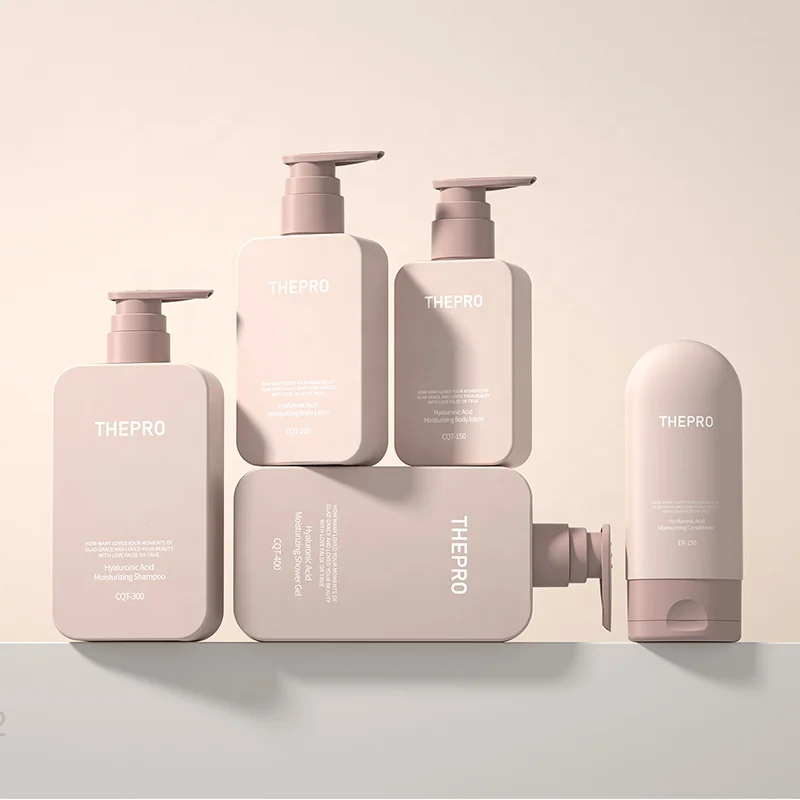 Latest Design Oval Flat Square PETG Lotion Spray Plastic Bottle with Pump Flat Cap for Skincare Cosmetic Packaging