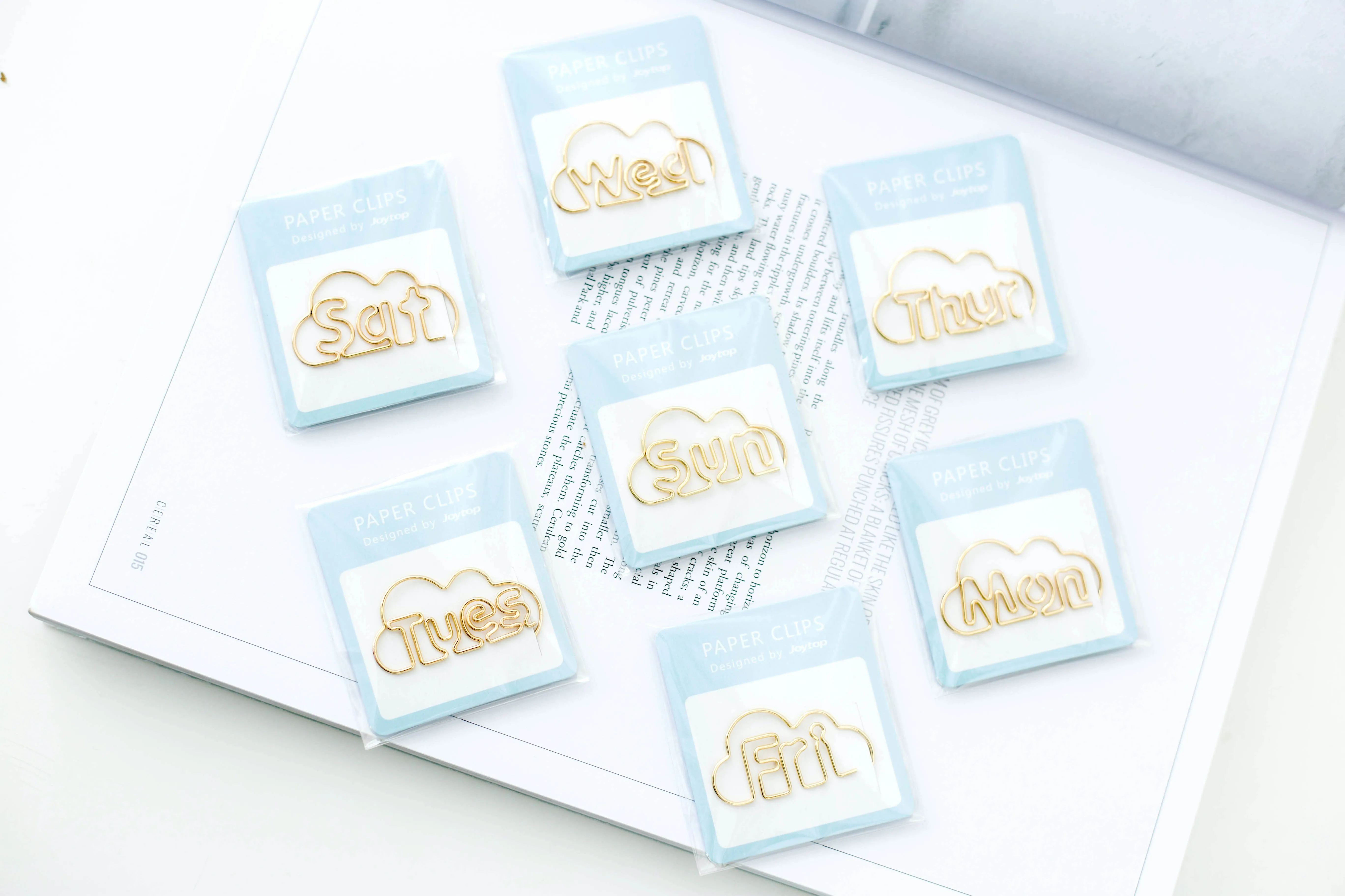 Joytop 7298 Office Custom Gold Shaped Metal Planner Week Month Paper Clips Buy Month Paper